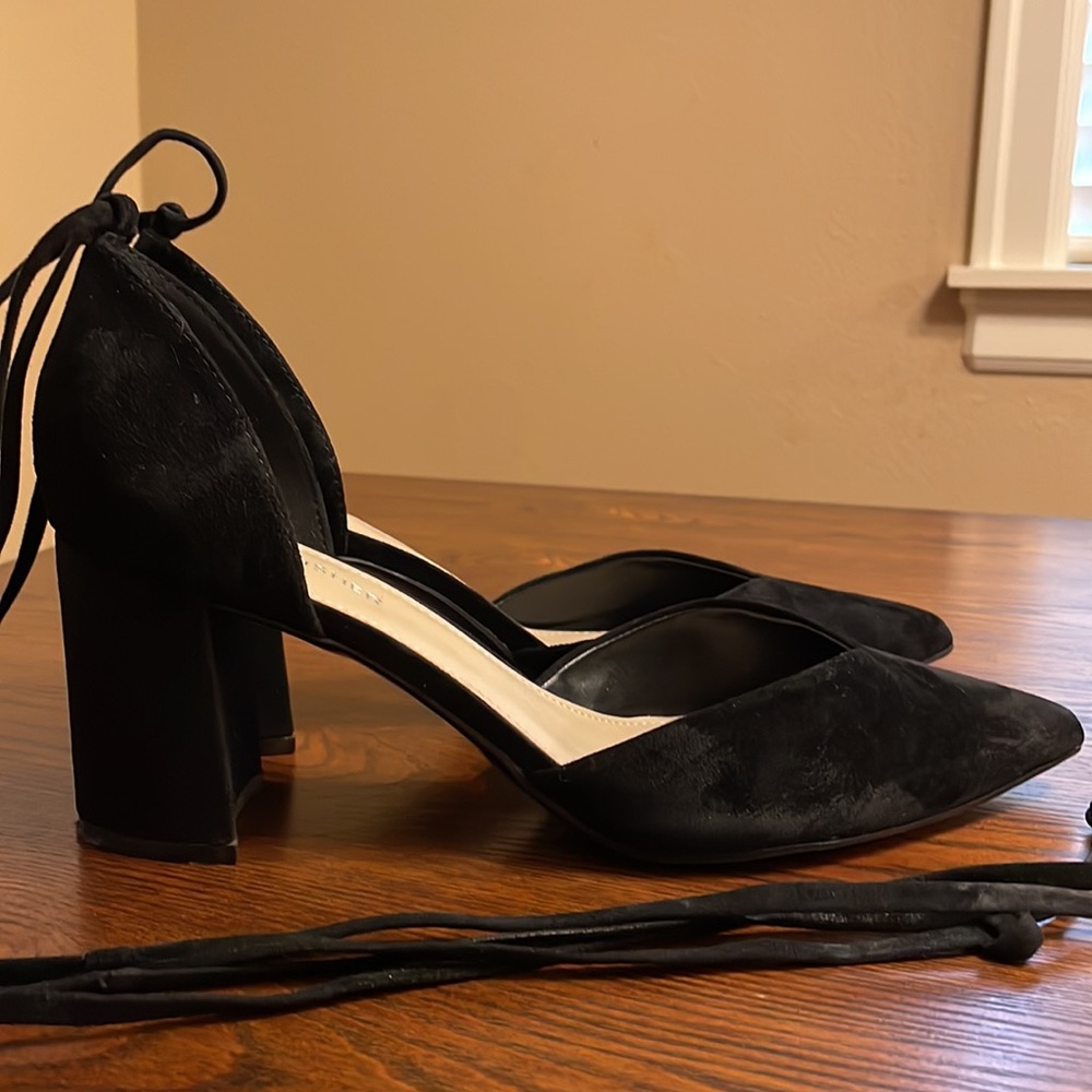 Marc Fisher Cerena suede block wrap heel size 9.5